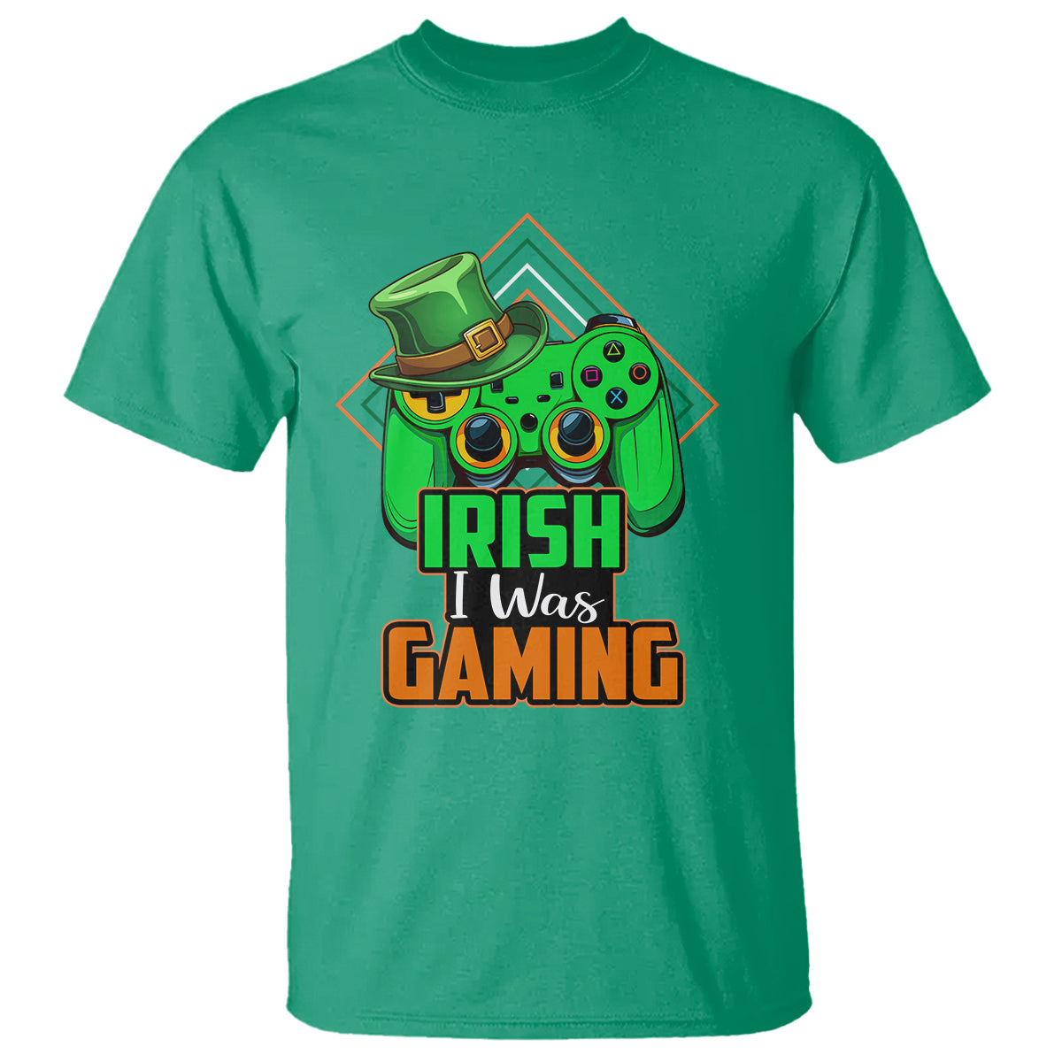 st-patricks-day-t-shirt-irish-i-was-gaming-funny-lucky-shamrocks-gamer