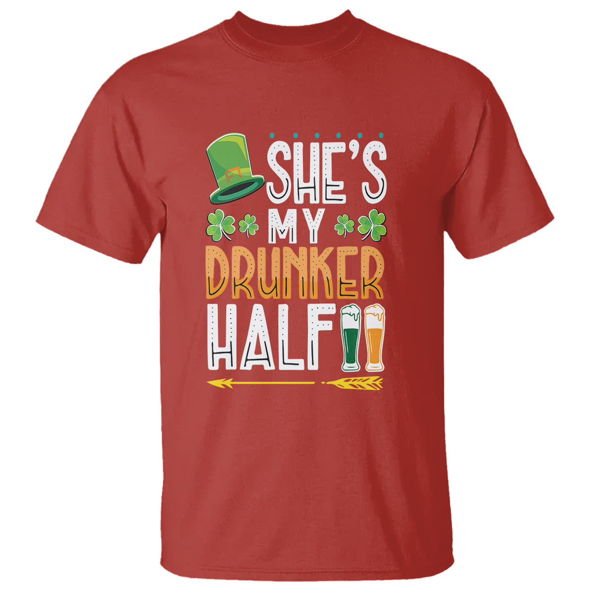 st-patricks-day-couple-matching-t-shirt-shes-my-drunker-half