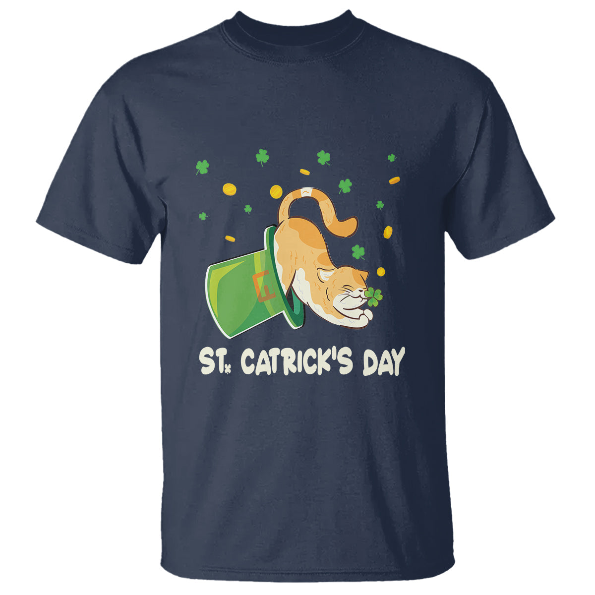 happy-stcatricks-patricks-day-lucky-cat-shamrock-hat-t-shirt