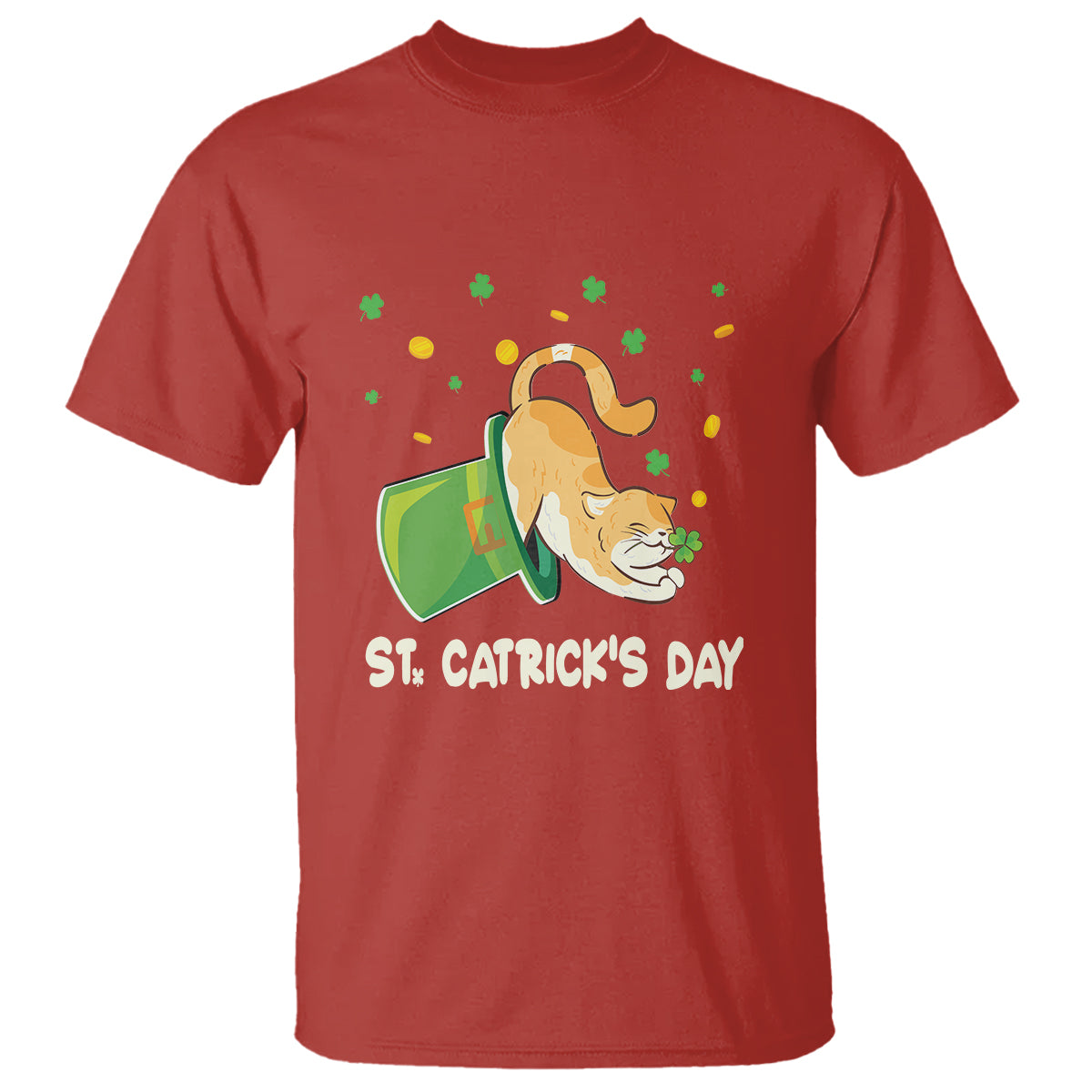 happy-stcatricks-patricks-day-lucky-cat-shamrock-hat-t-shirt