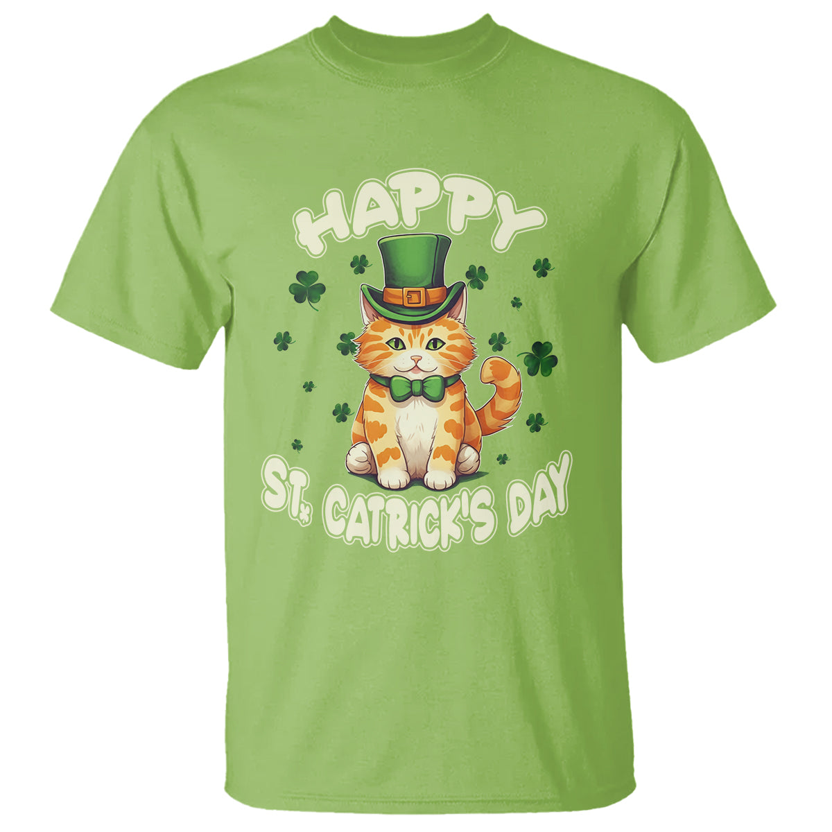 happy-stcatricks-patricks-day-lucky-cat-shamrock-t-shirt