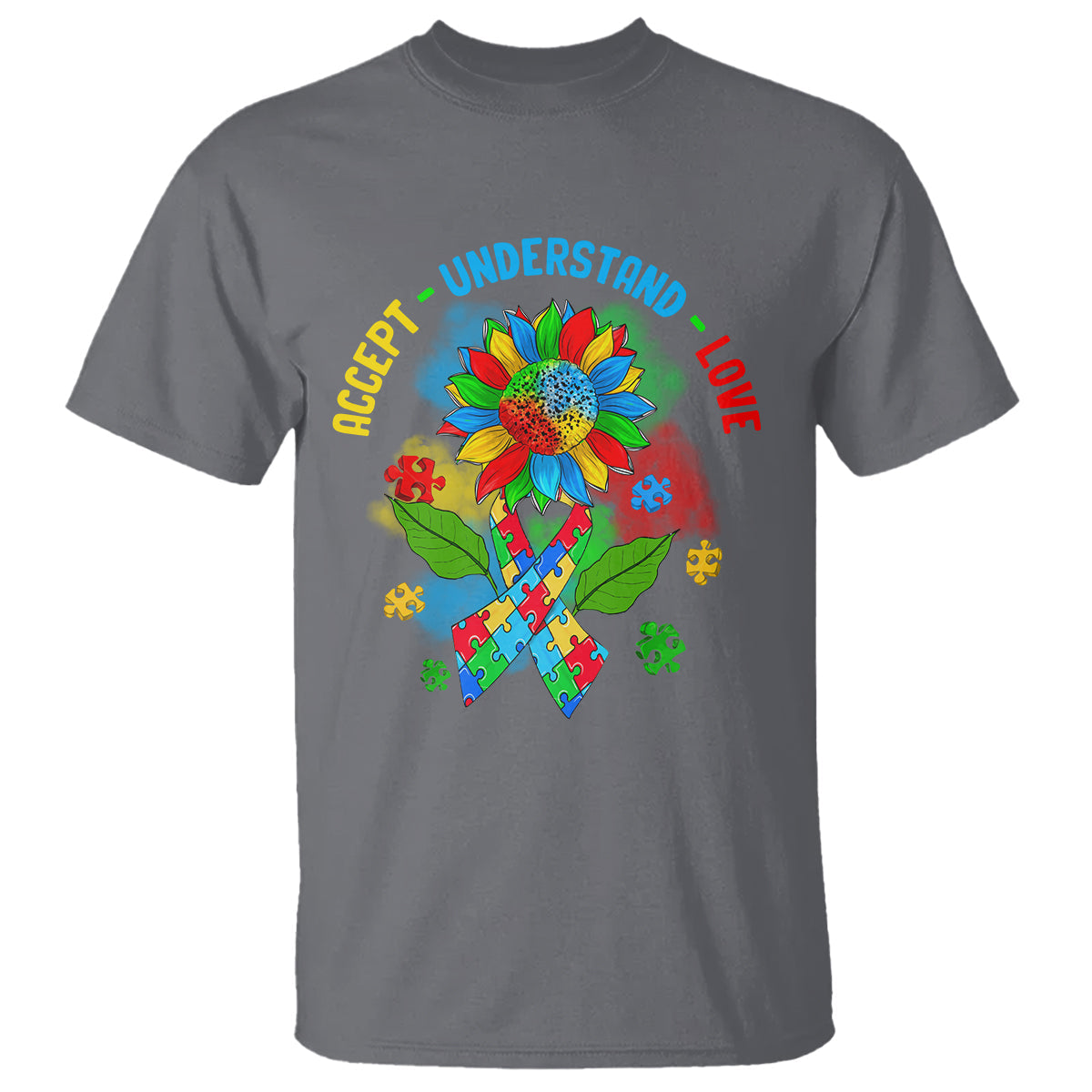 autism-awareness-t-shirt-accept-understand-love-rainbow-puzzle-sunflower