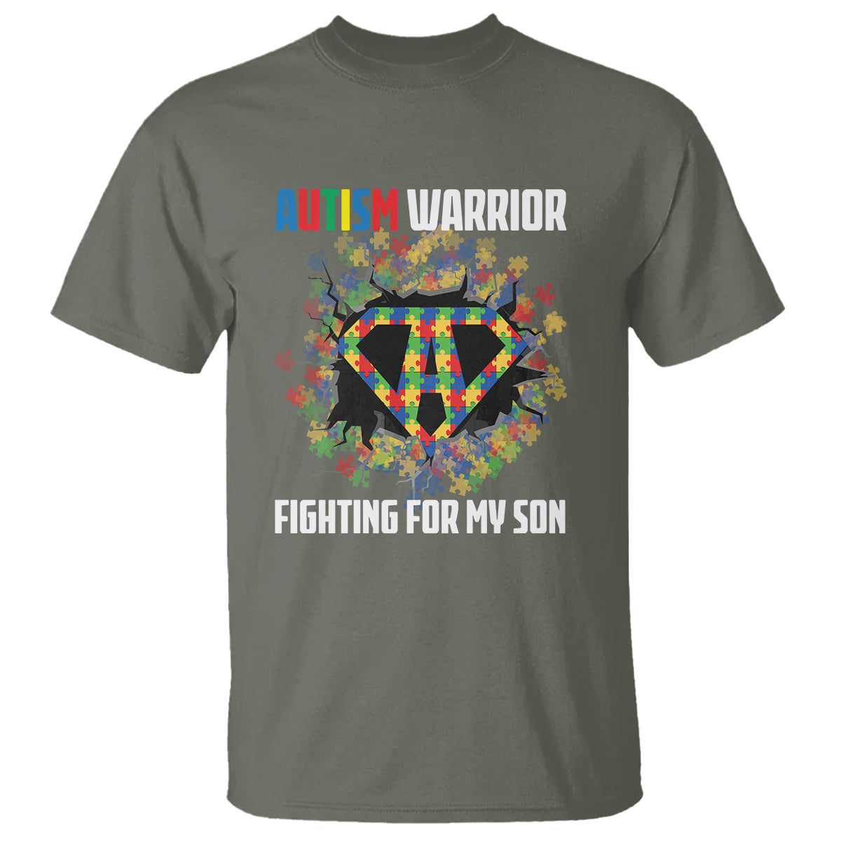 autism-warrior-fighting-for-my-son-mom-dad-parents-t-shirt