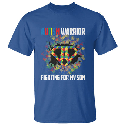 autism-warrior-fighting-for-my-son-mom-dad-parents-t-shirt