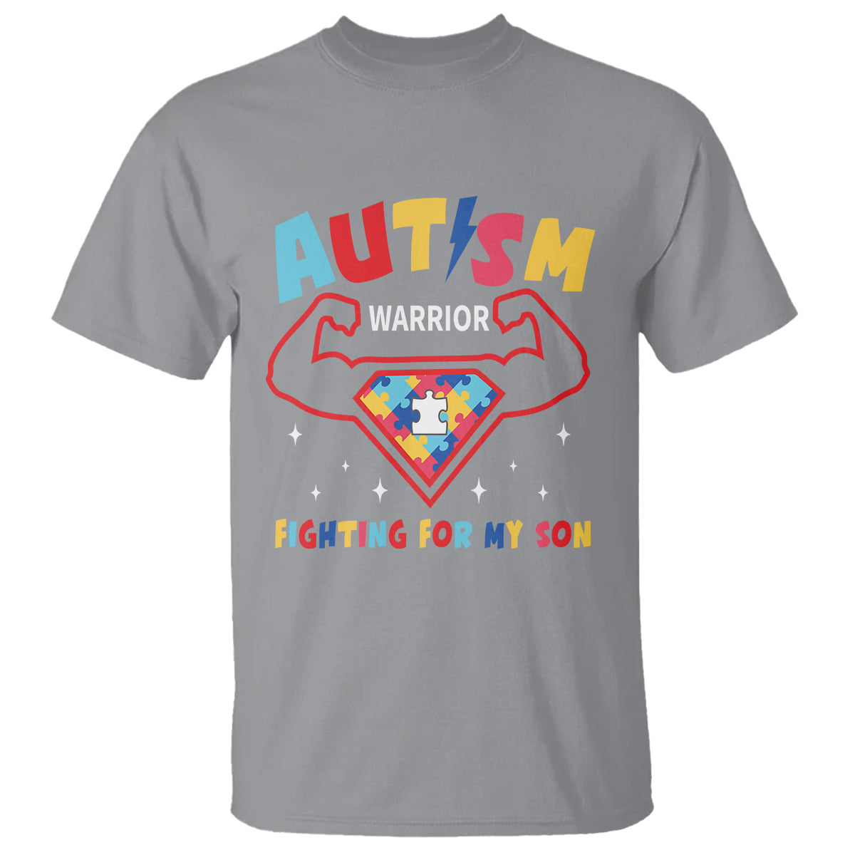 autism-warrior-superhero-fighting-for-my-son-mom-dad-parents-t-shirt