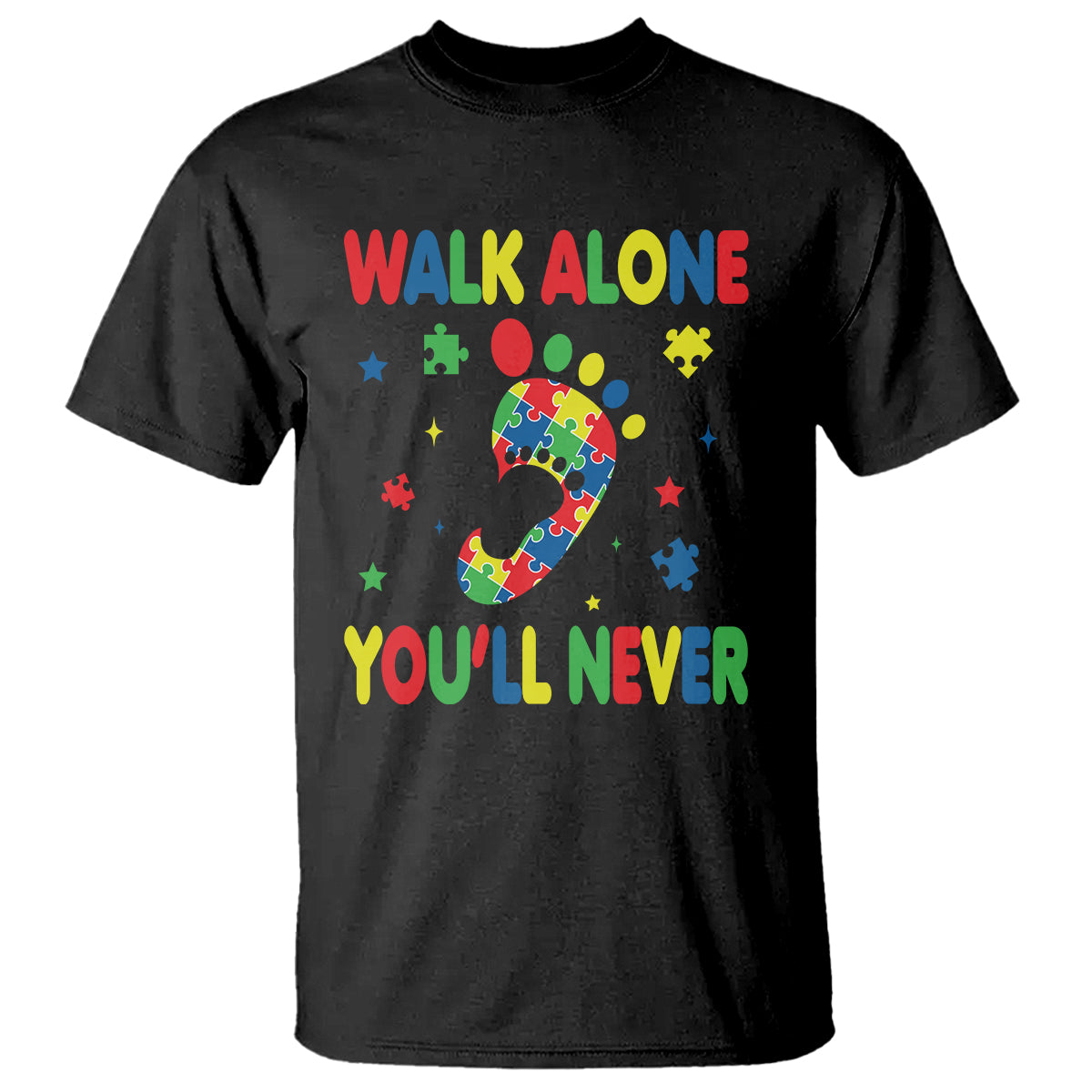 autism-awareness-t-shirt-youll-never-walk-alone-dad-mom-parents-support