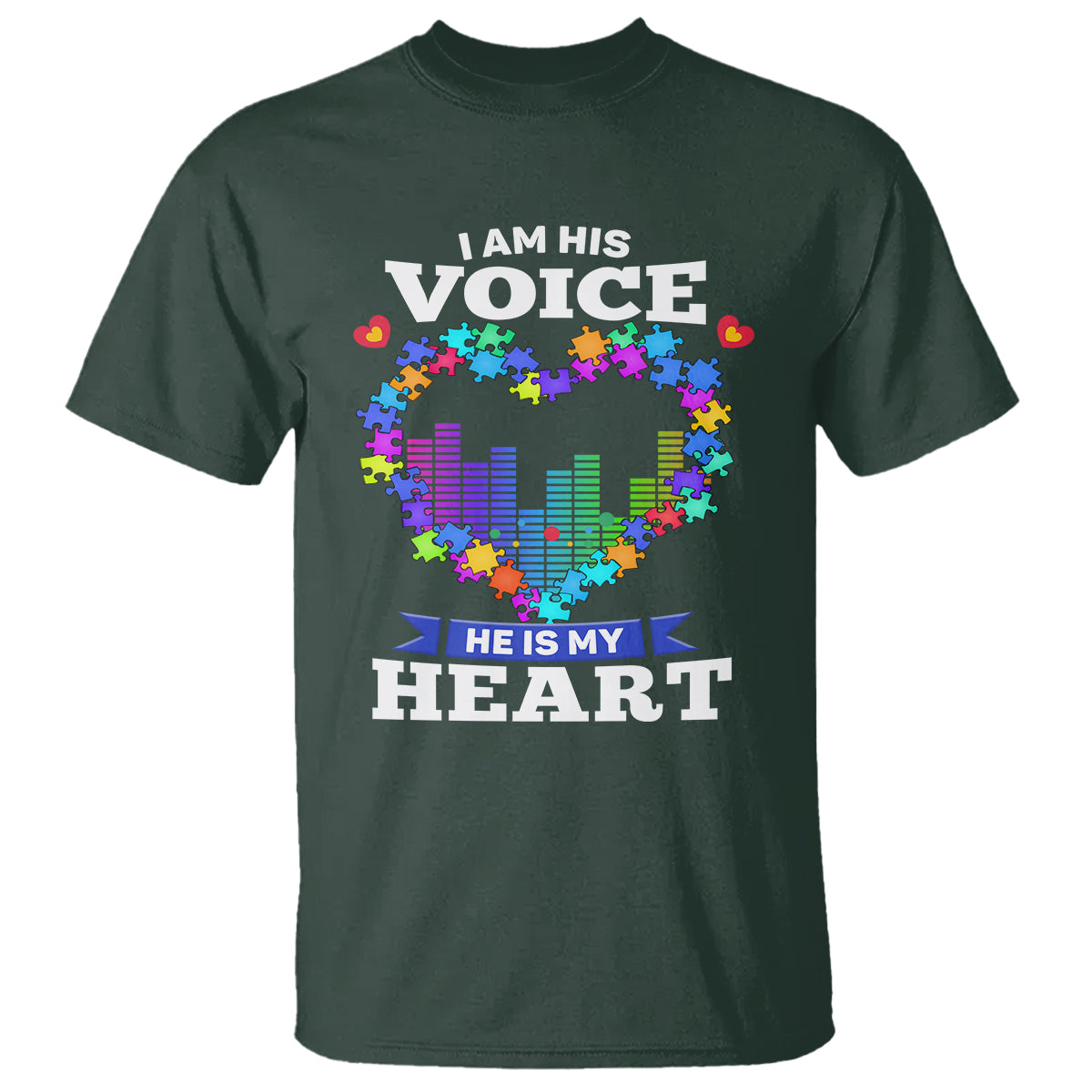 autism-awareness-t-shirt-i-am-his-voice-he-is-my-heart-mom-dad-parents-support