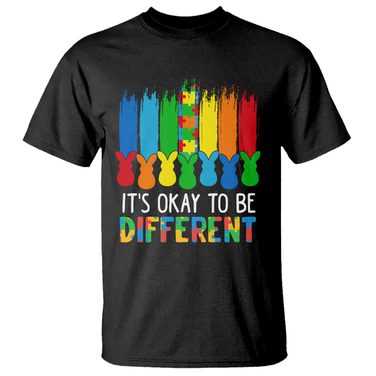 autism-awareness-t-shirt-its-ok-to-be-different-puzzle-easter-bunny
