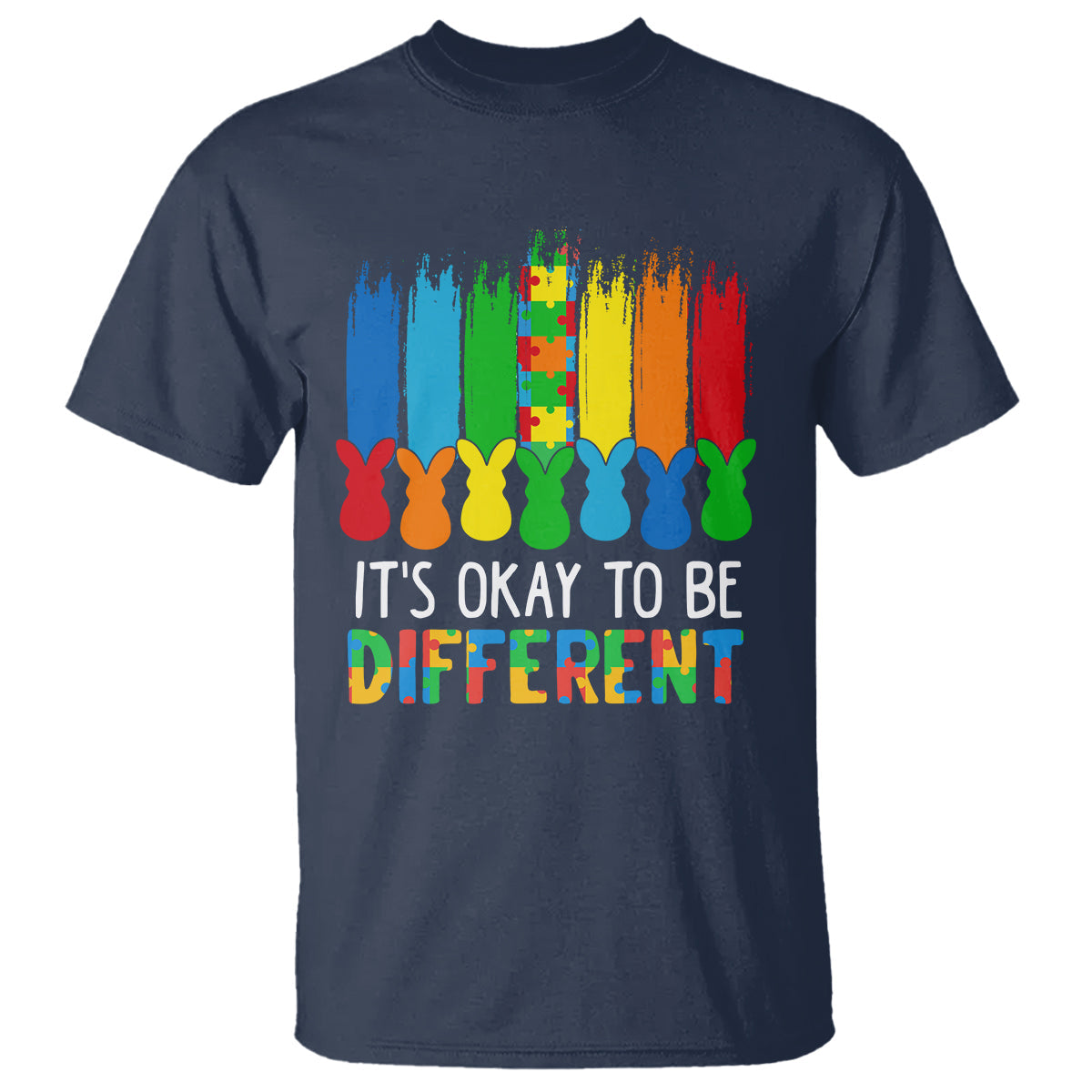 autism-awareness-t-shirt-its-ok-to-be-different-puzzle-easter-bunny