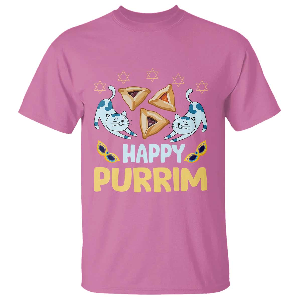 purim-cat-t-shirt-happy-purrim-hamantash-jewish-star-of-david