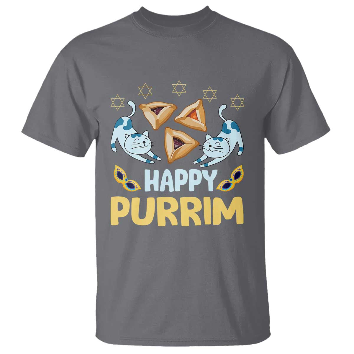 purim-cat-t-shirt-happy-purrim-hamantash-jewish-star-of-david