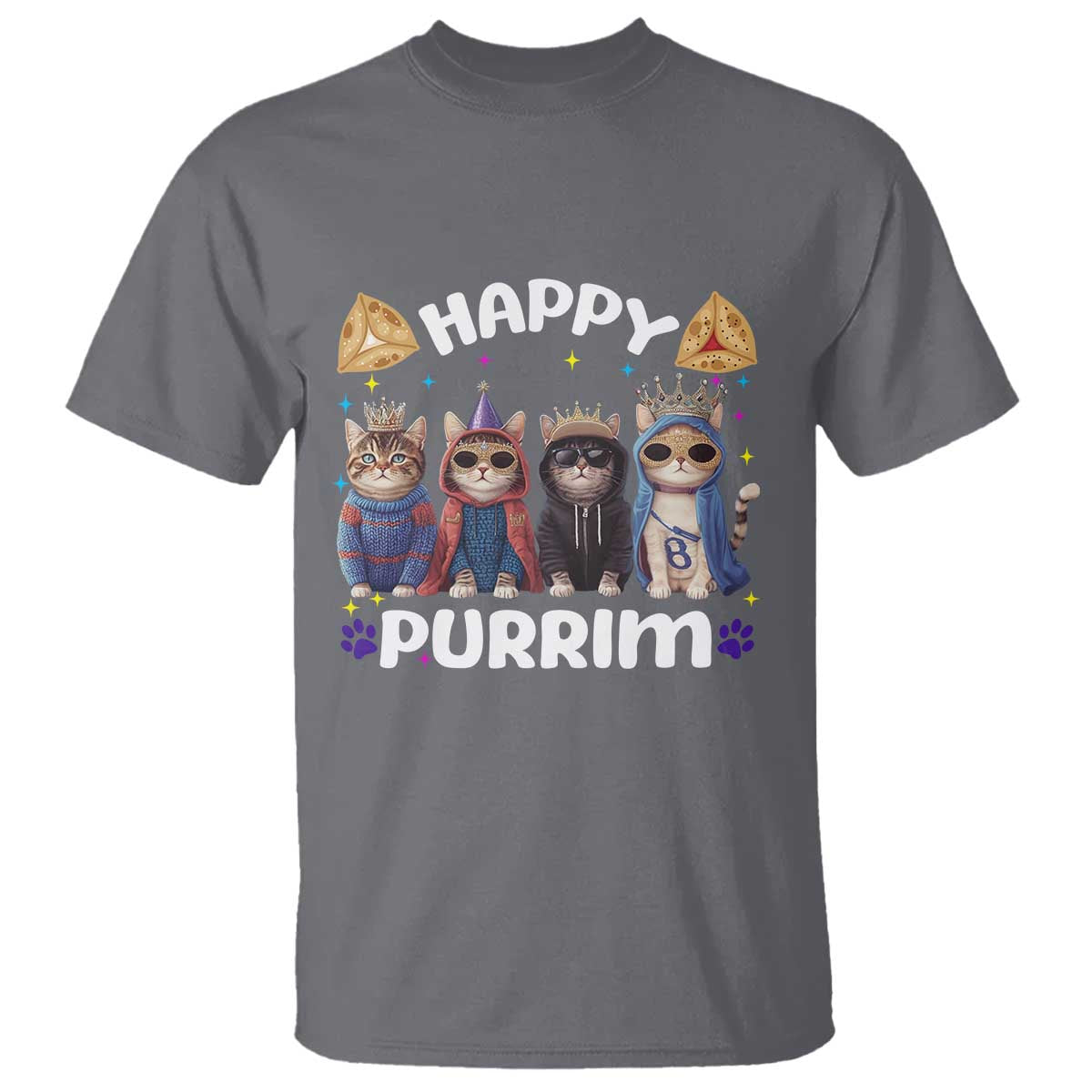purim-cat-t-shirt-happy-purrim-hamantash-cute-cat-costume