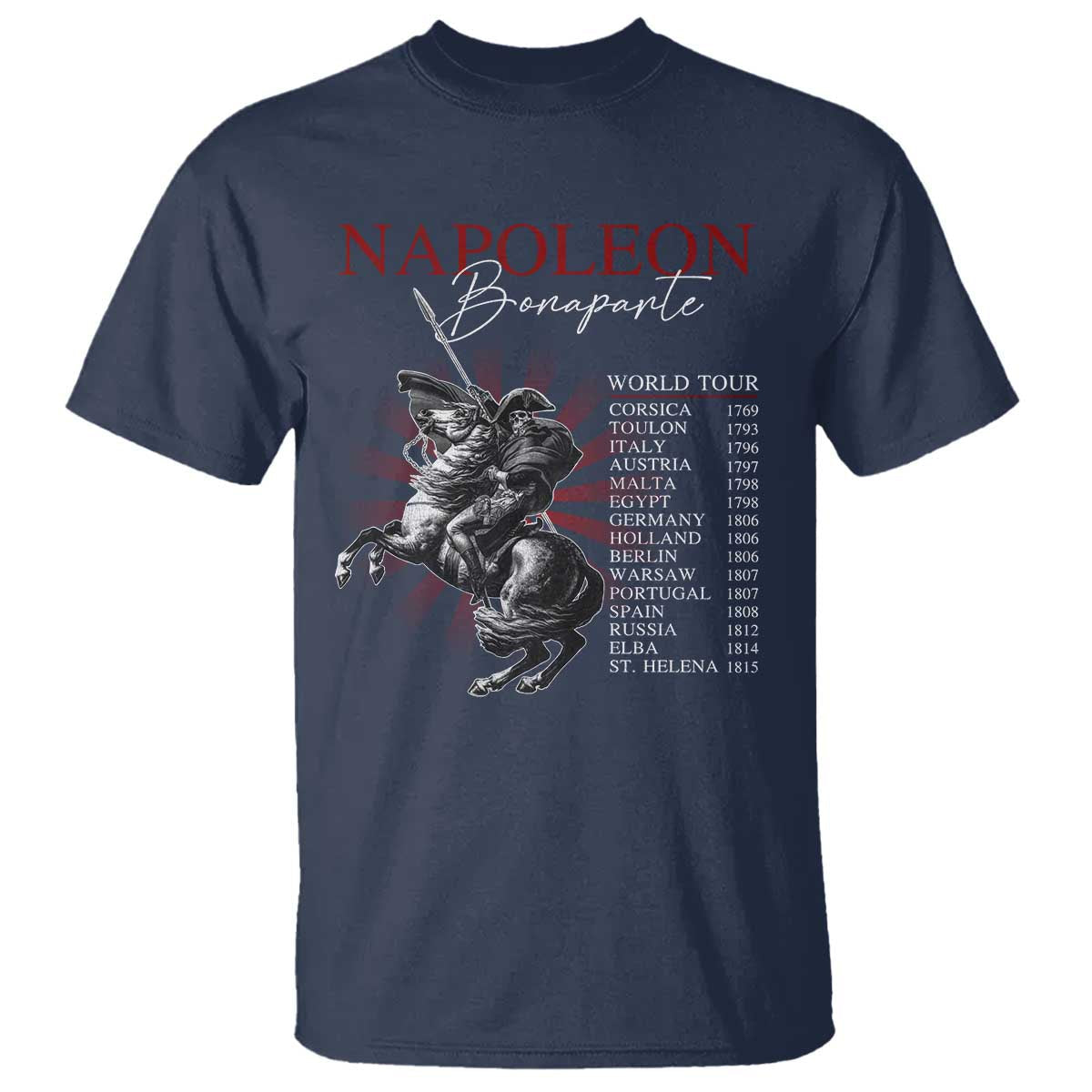 funny-history-lover-t-shirt-napoleon-bonaparte-world-tour