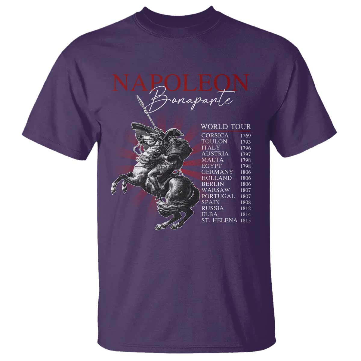 funny-history-lover-t-shirt-napoleon-bonaparte-world-tour