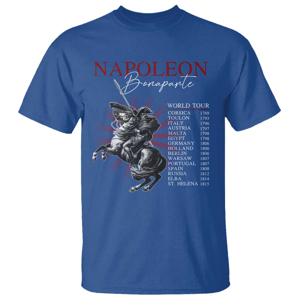 funny-history-lover-t-shirt-napoleon-bonaparte-world-tour
