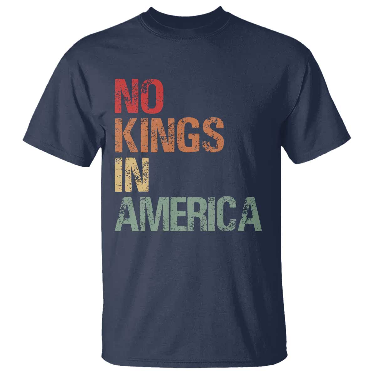 retro-no-kings-in-america-t-shirt