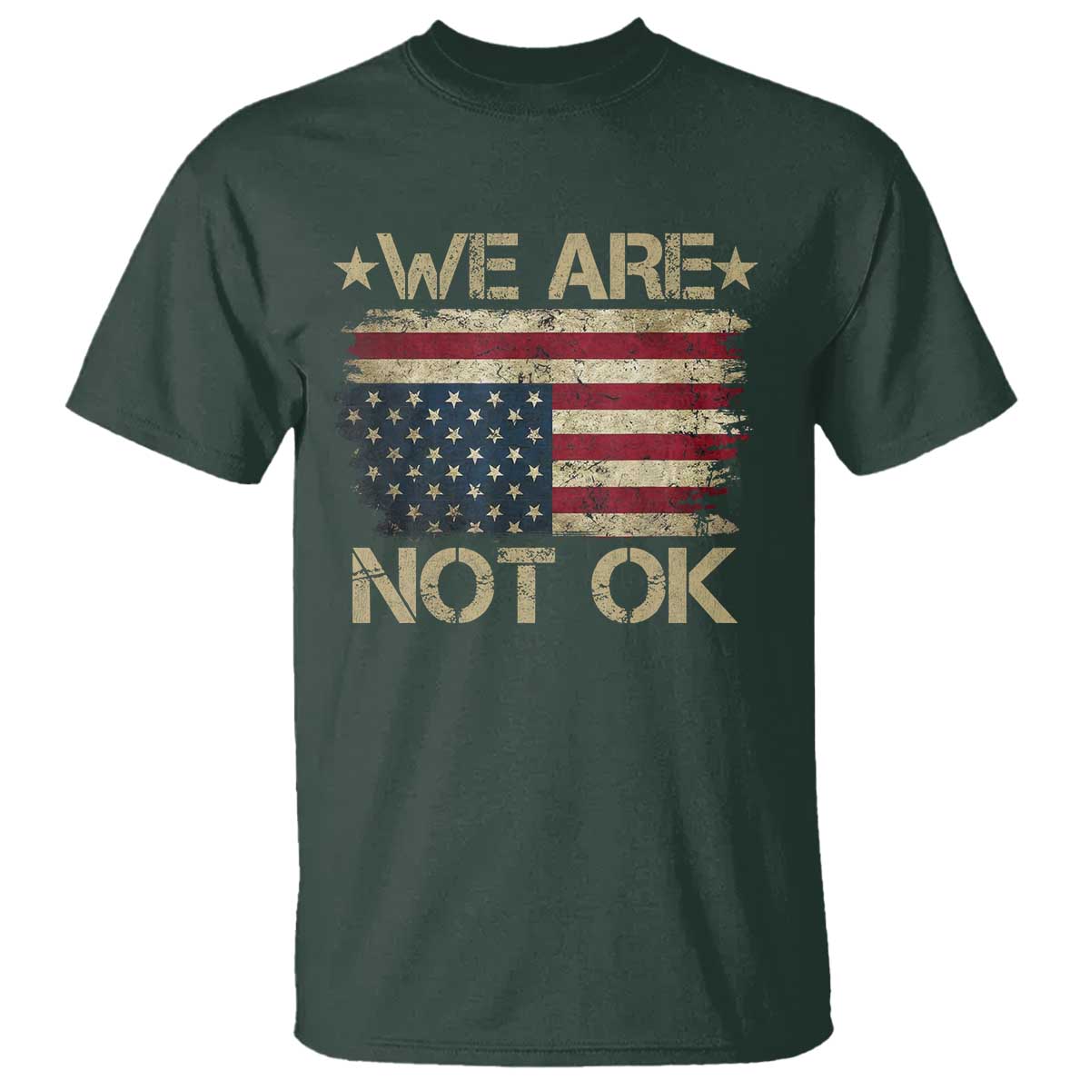 we-are-not-ok-american-flag-upside-down-t-shirt