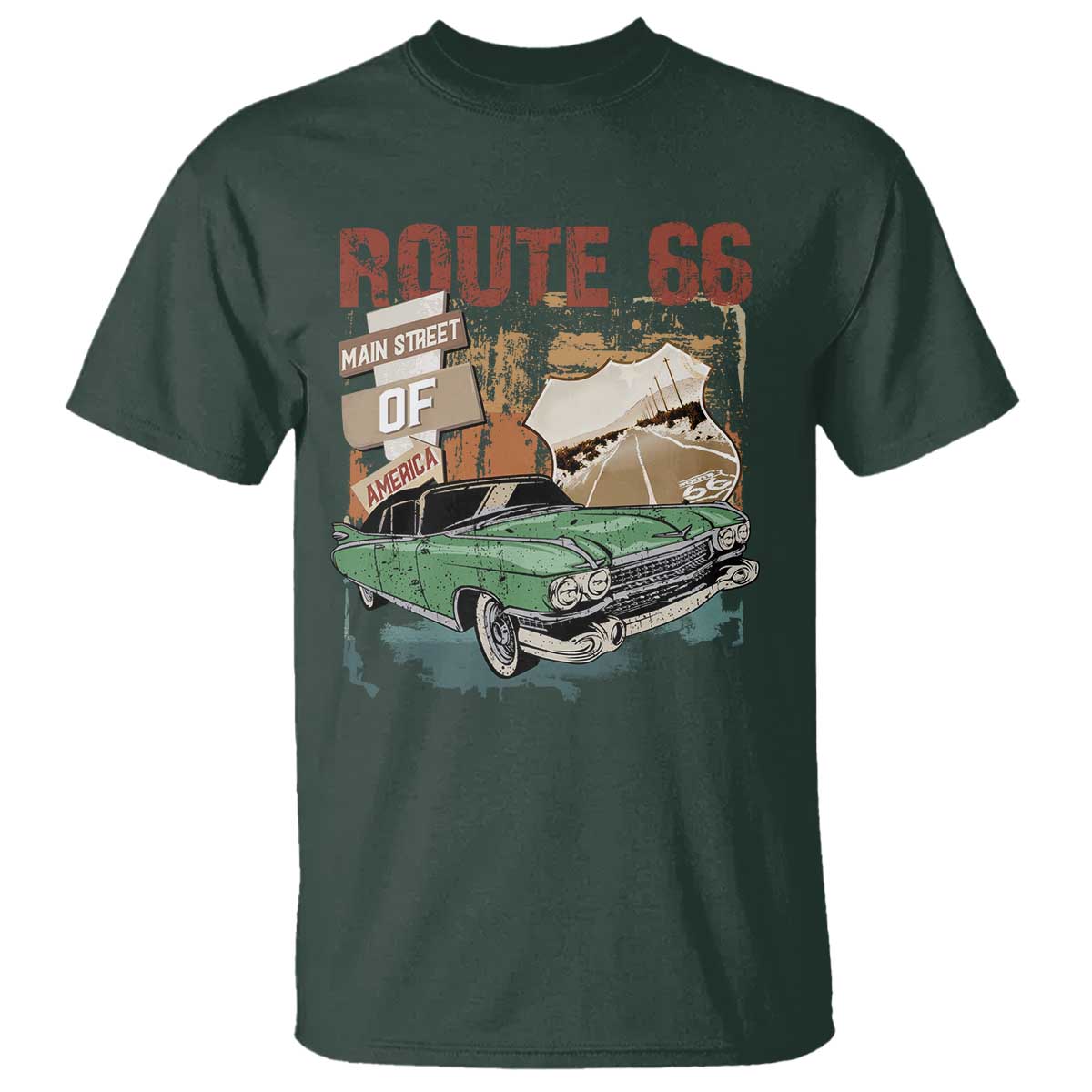 historic-route-66-highway-t-shirt-main-street-of-america-vintage-car