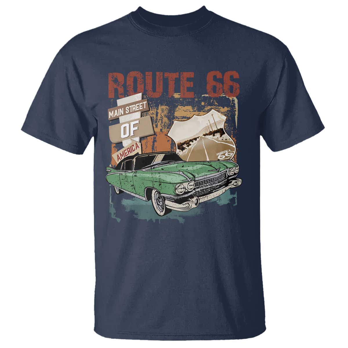 historic-route-66-highway-t-shirt-main-street-of-america-vintage-car