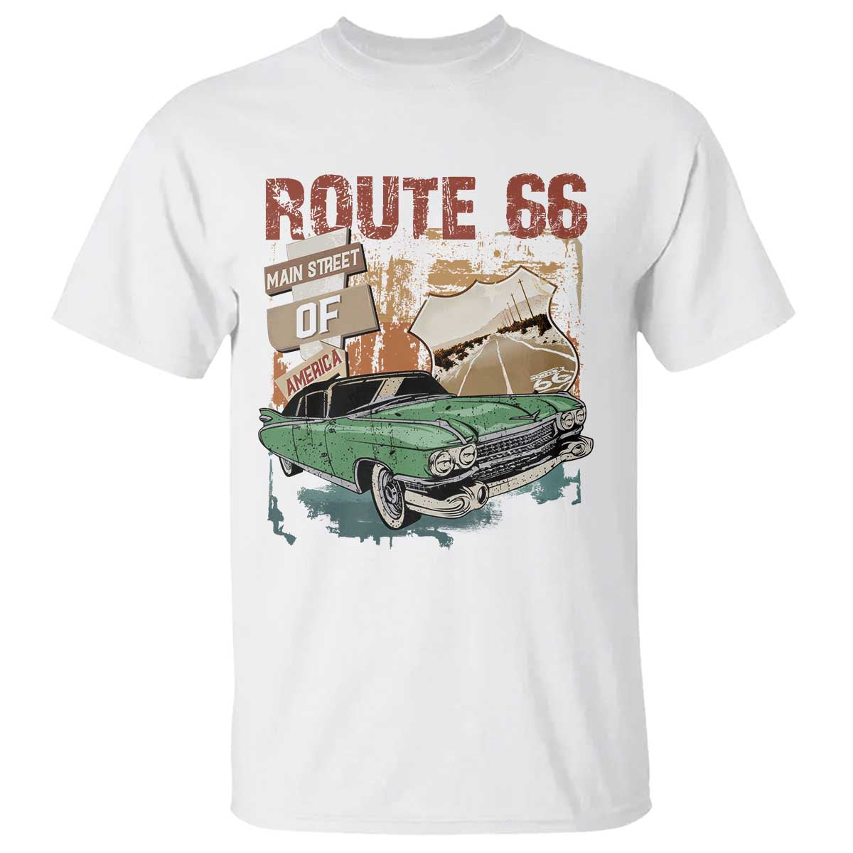 historic-route-66-highway-t-shirt-main-street-of-america-vintage-car