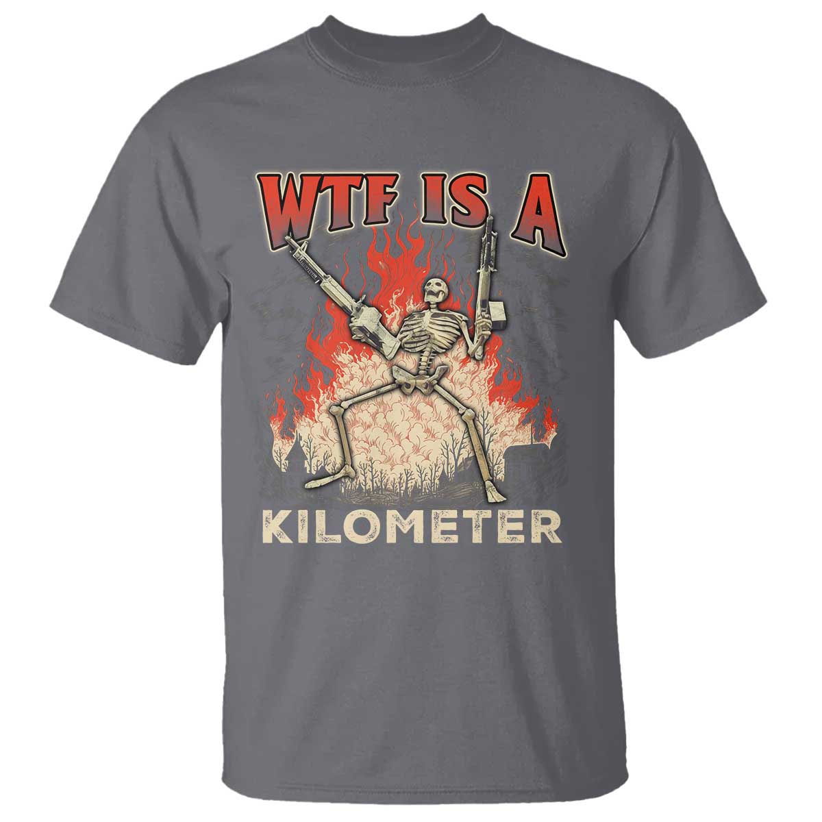 wtf-is-a-kilometer-t-shirt-funny-skeleton-american-joke-patriotic