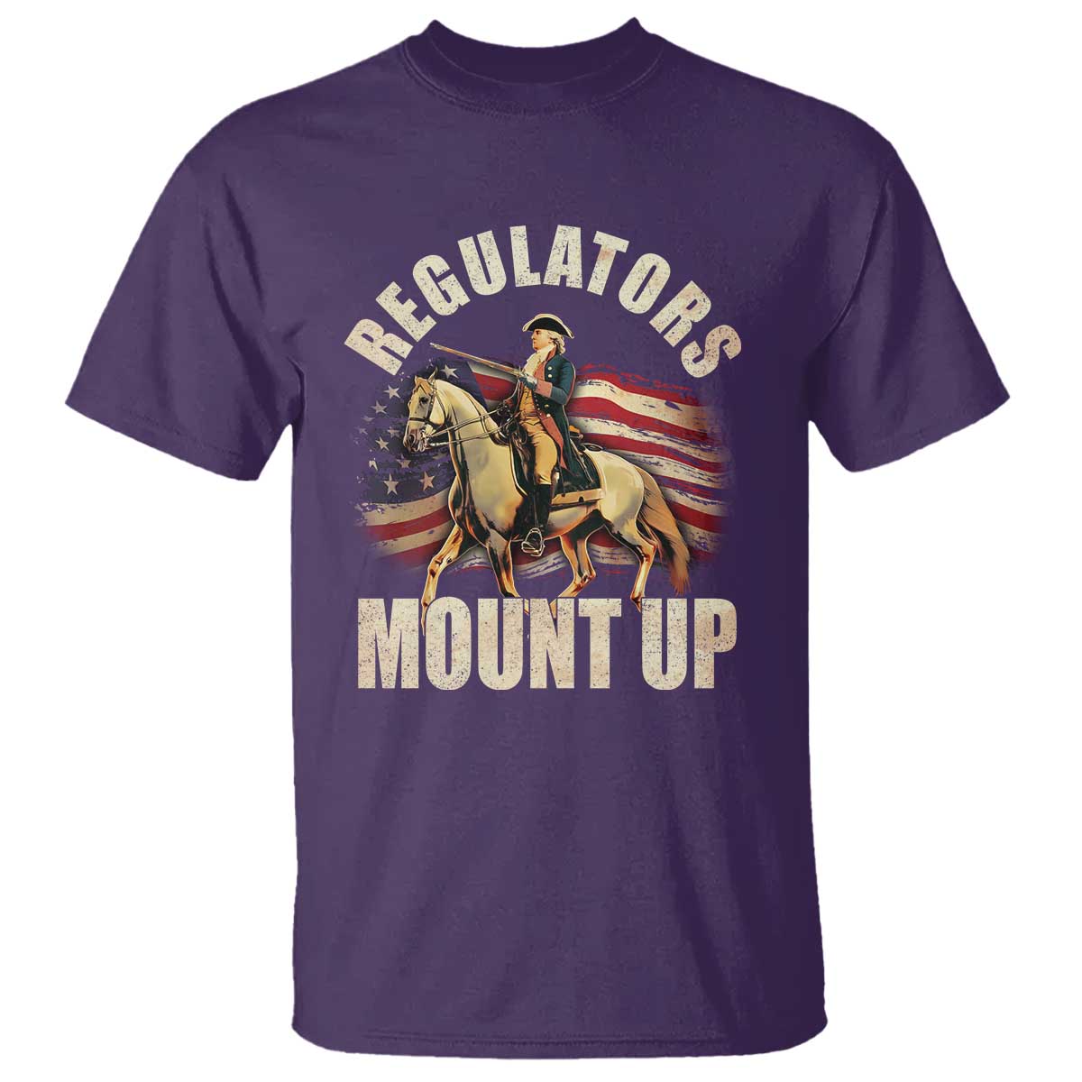 funny-george-washington-t-shirt-regulators-mount-up-riding-horse-4th-of-july