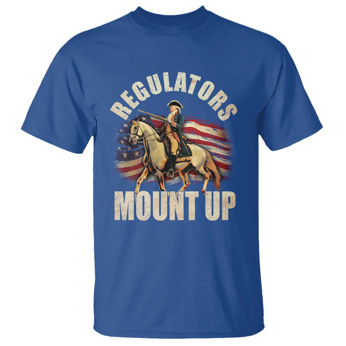 funny-george-washington-t-shirt-regulators-mount-up-riding-horse-4th-of-july