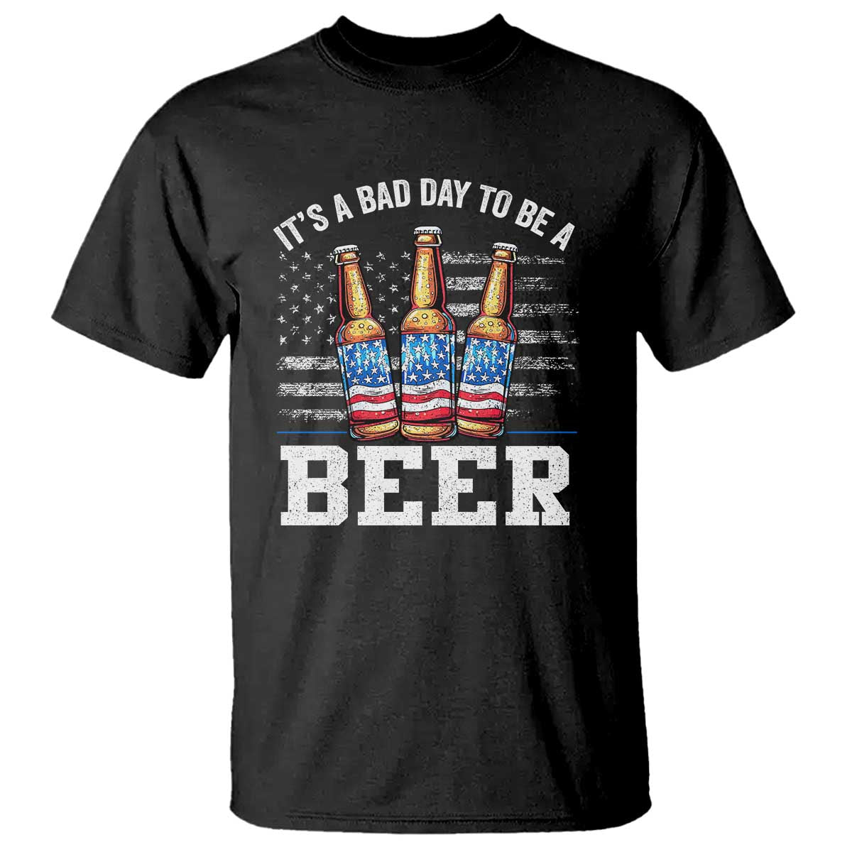 funny-american-drinking-t-shirt-its-a-bad-day-to-be-a-beer-4th-of-july