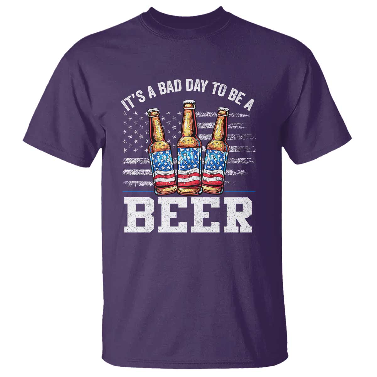 funny-american-drinking-t-shirt-its-a-bad-day-to-be-a-beer-4th-of-july
