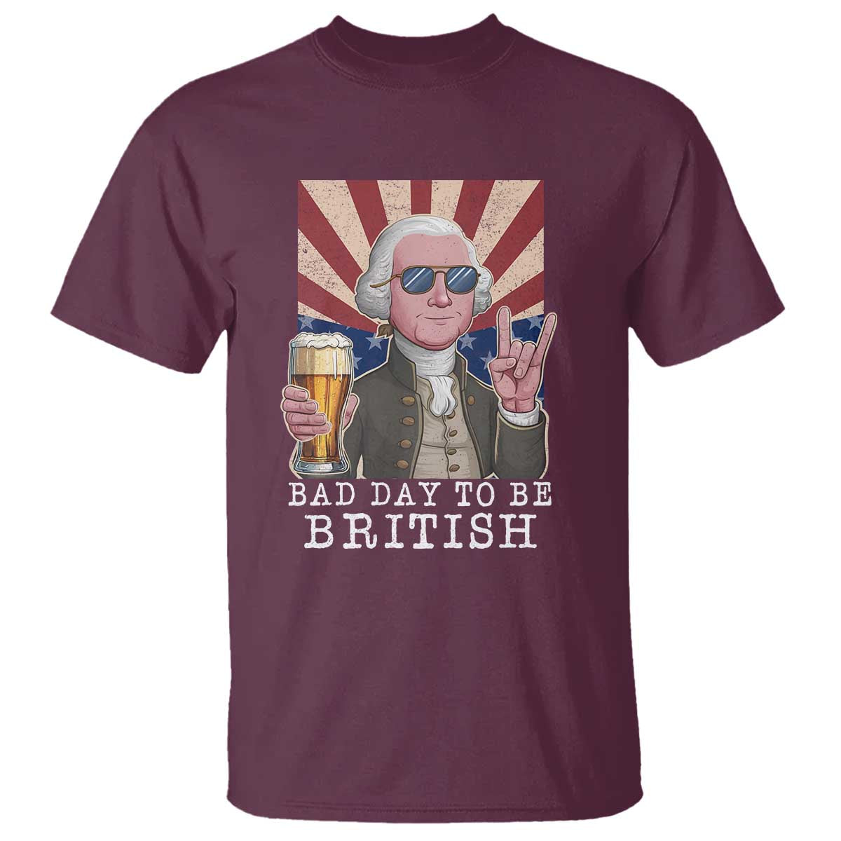 funny-george-washington-t-shirt-bad-day-to-be-british-4th-of-july