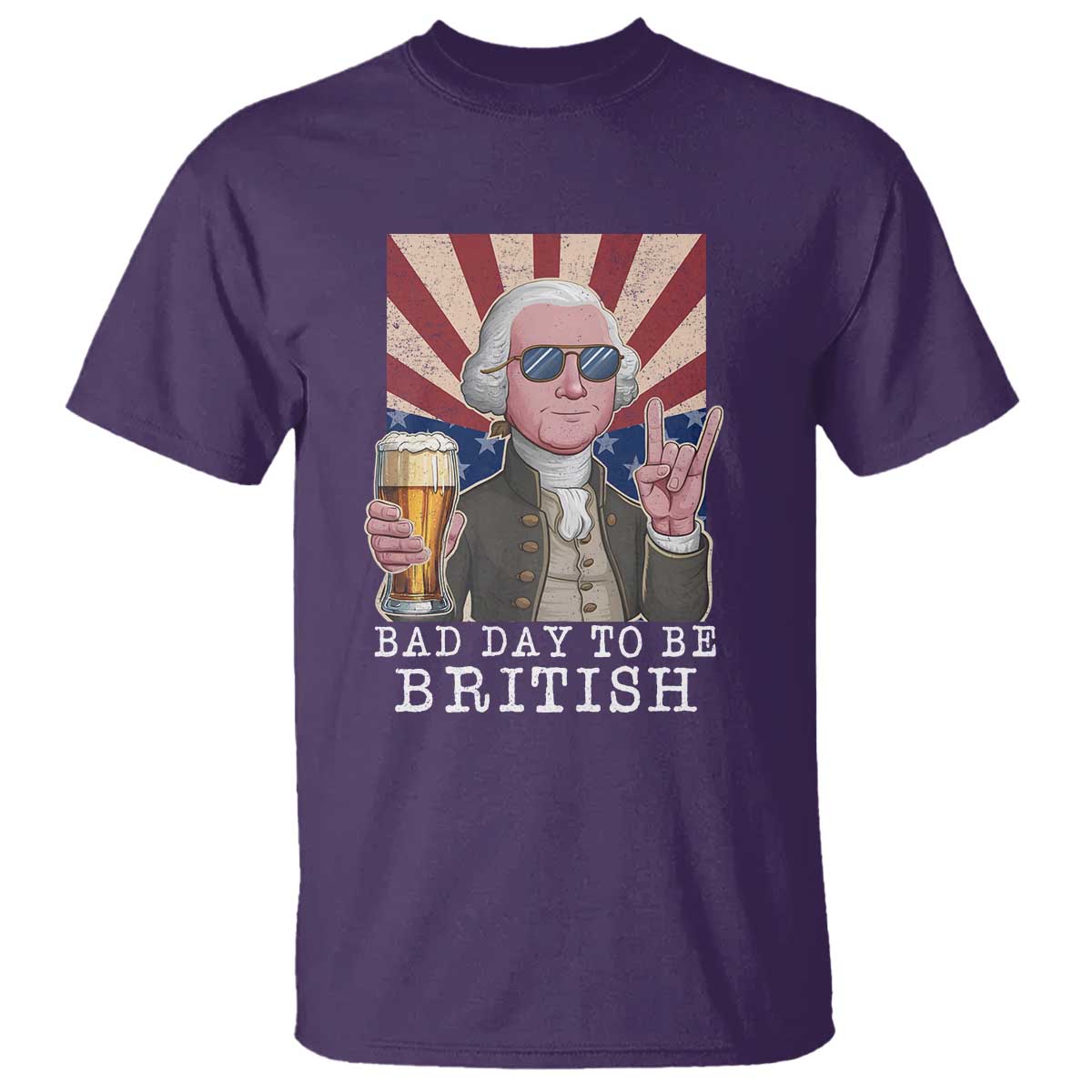 funny-george-washington-t-shirt-bad-day-to-be-british-4th-of-july