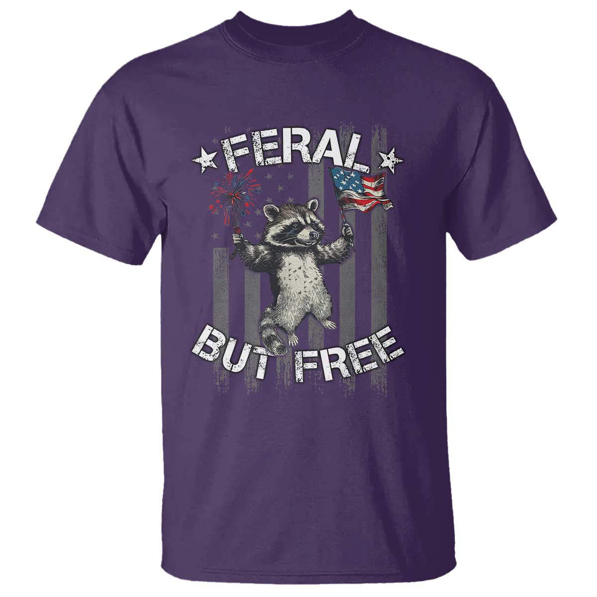 funny-4th-of-july-t-shirt-feral-but-free-raccoon-american-flag