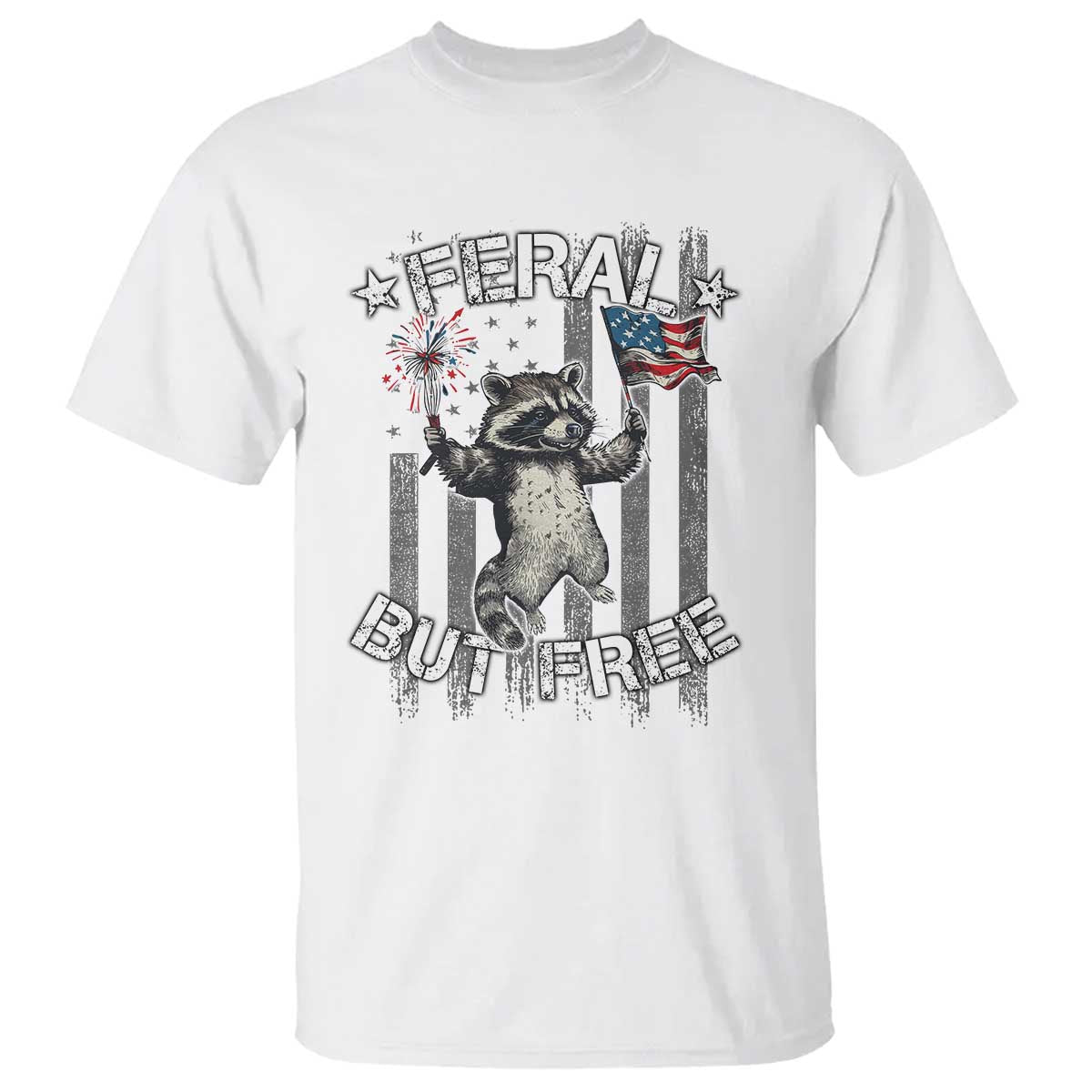 funny-4th-of-july-t-shirt-feral-but-free-raccoon-american-flag
