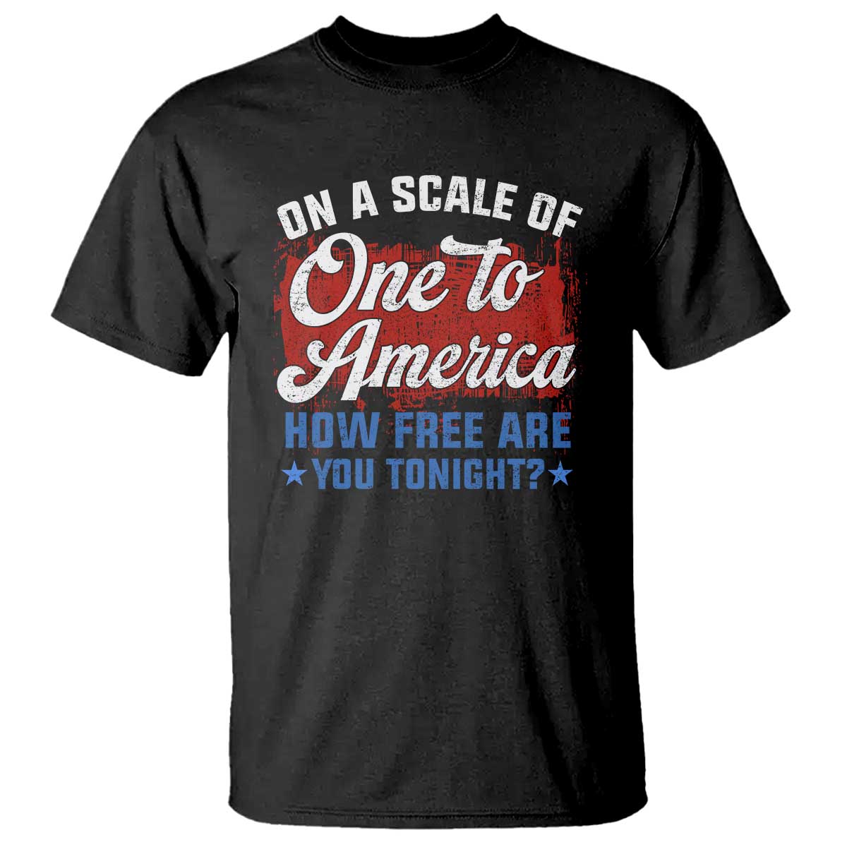funny-4th-of-july-t-shirt-on-a-scale-of-one-to-america-how-free-are-you-tonight
