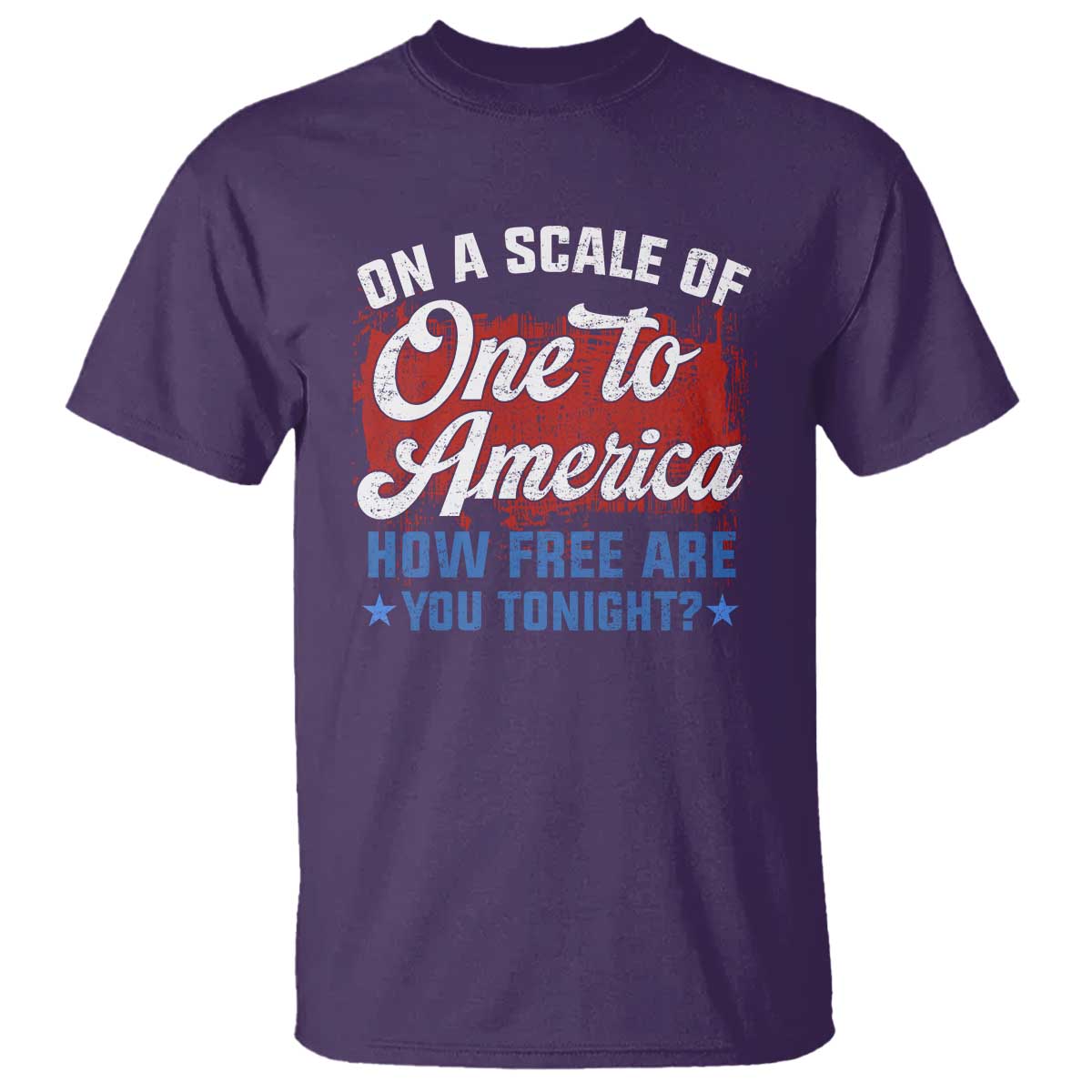 funny-4th-of-july-t-shirt-on-a-scale-of-one-to-america-how-free-are-you-tonight