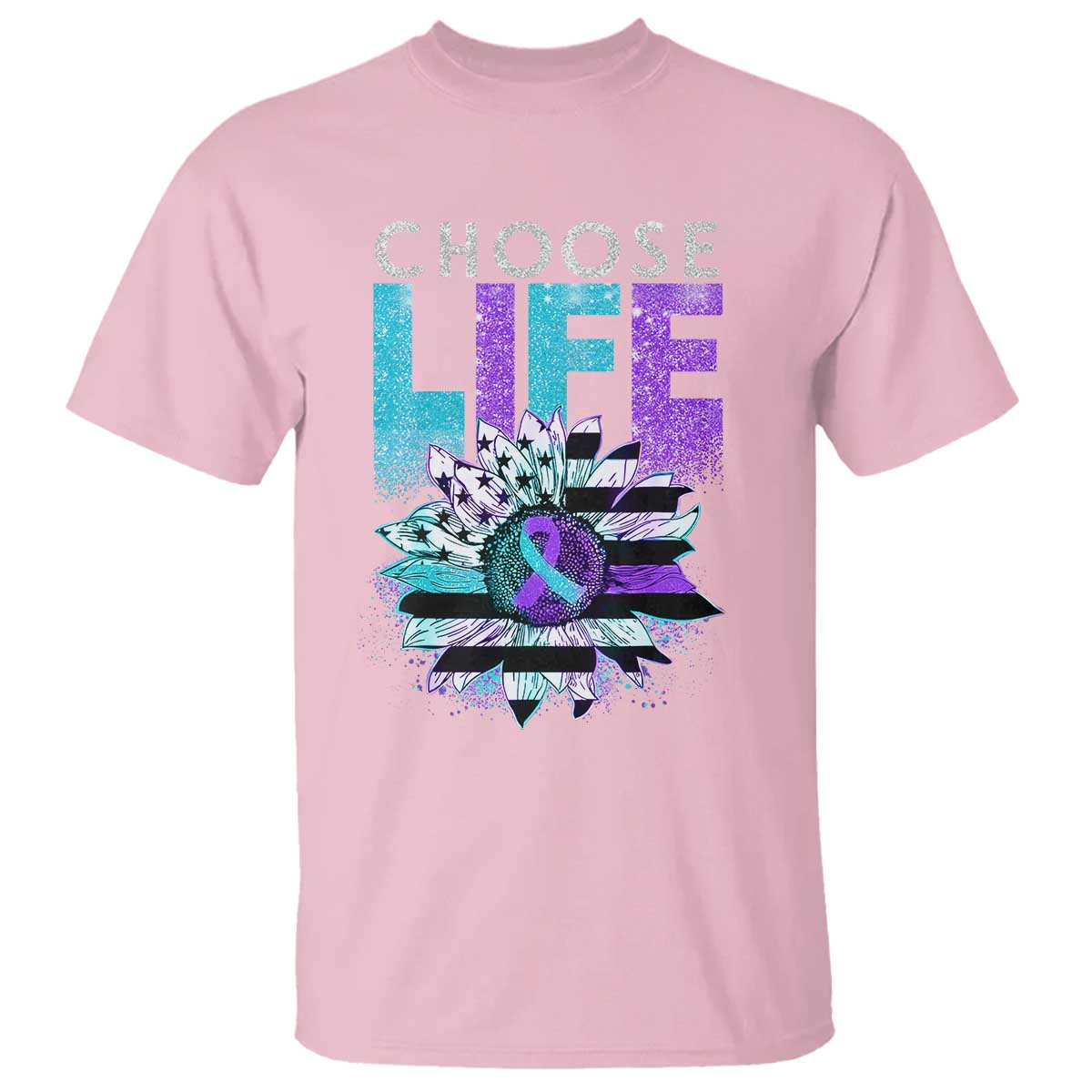suicide-prevention-t-shirt-choose-life-sunflower-american-flag