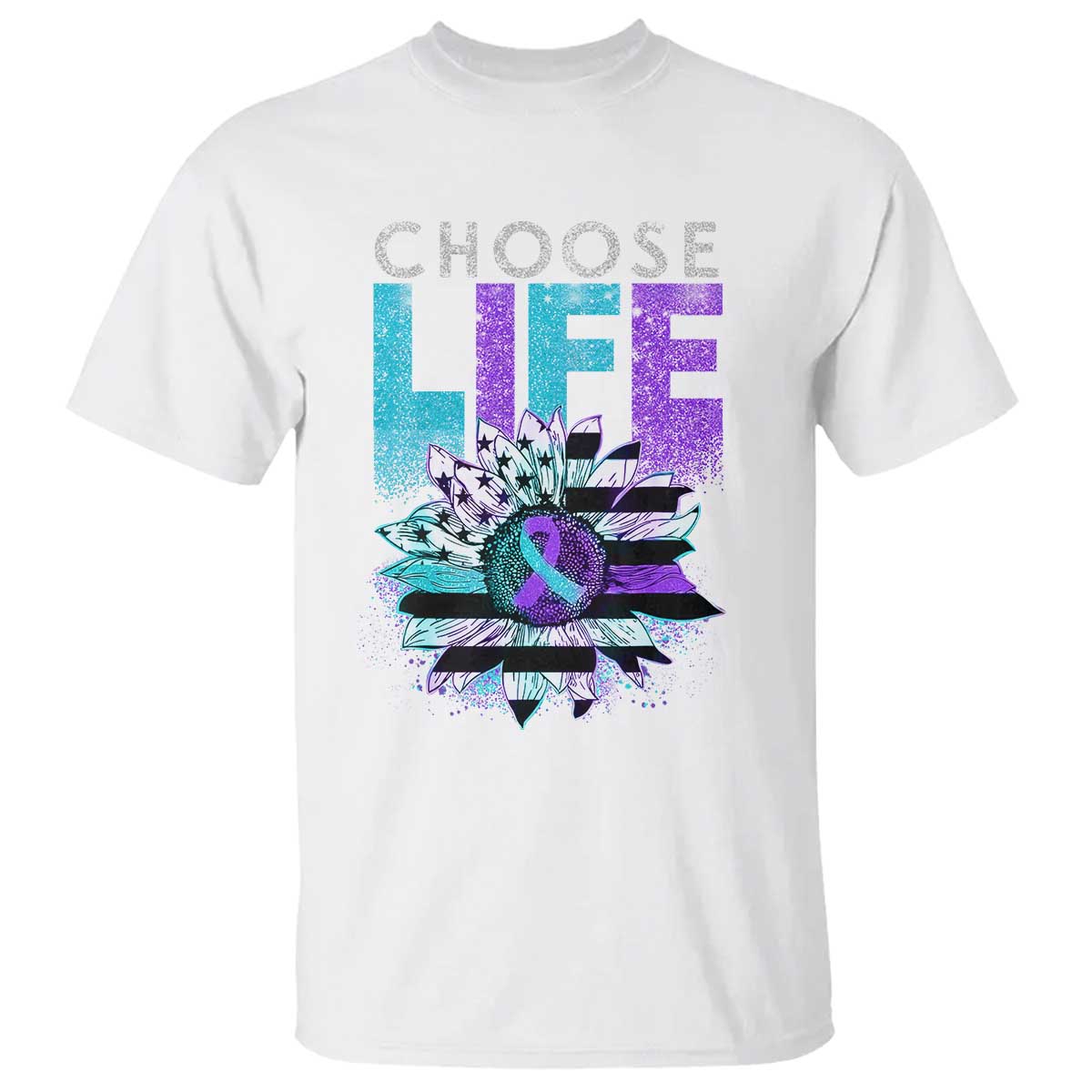 suicide-prevention-t-shirt-choose-life-sunflower-american-flag