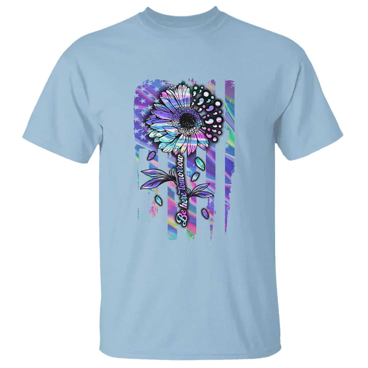 suicide-prevention-t-shirt-be-here-tomorrow-semicolon-sunflower-american-flag