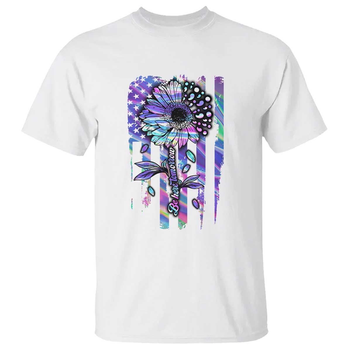 suicide-prevention-t-shirt-be-here-tomorrow-semicolon-sunflower-american-flag