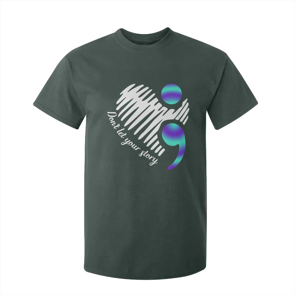 Suicide Prevention T Shirt For Kid Don't Let Your Story End
