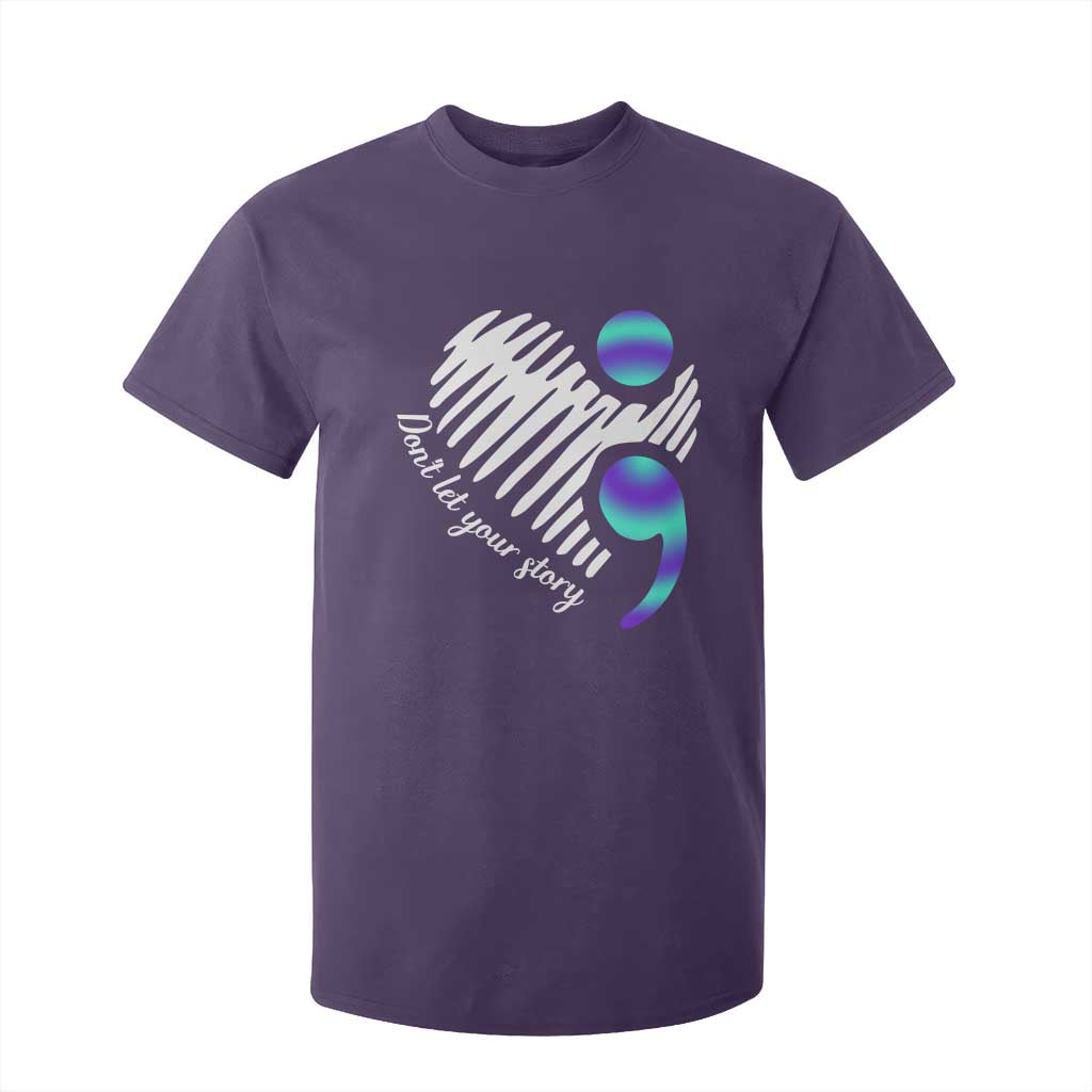 Suicide Prevention T Shirt For Kid Don't Let Your Story End