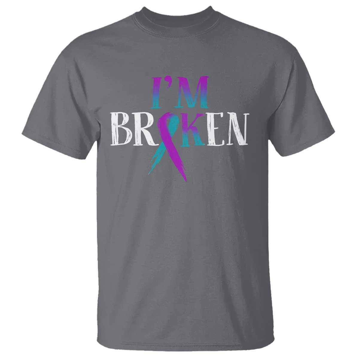 suicide-prevention-t-shirt-im-ok-broken-teal-and-purple-ribbon