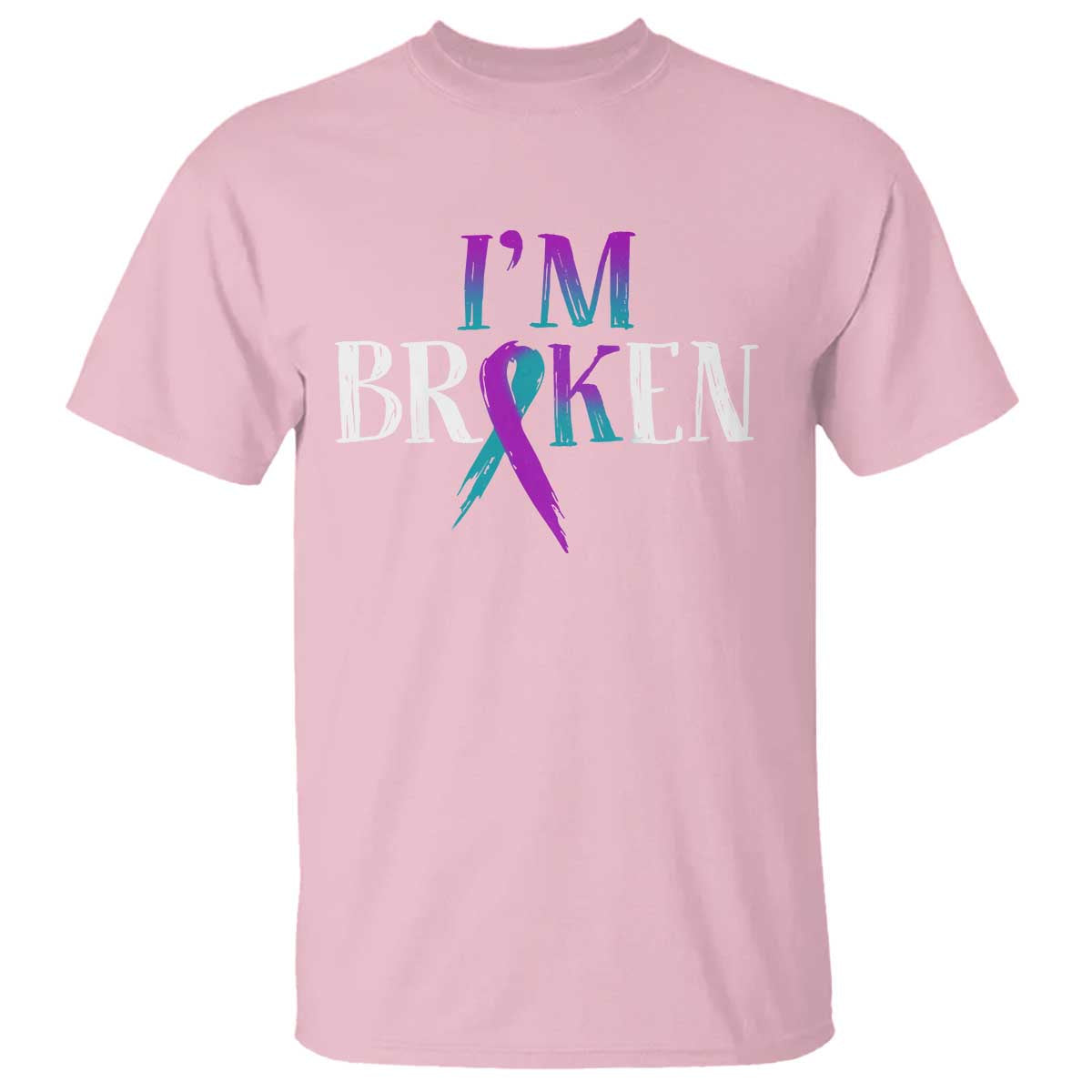 suicide-prevention-t-shirt-im-ok-broken-teal-and-purple-ribbon