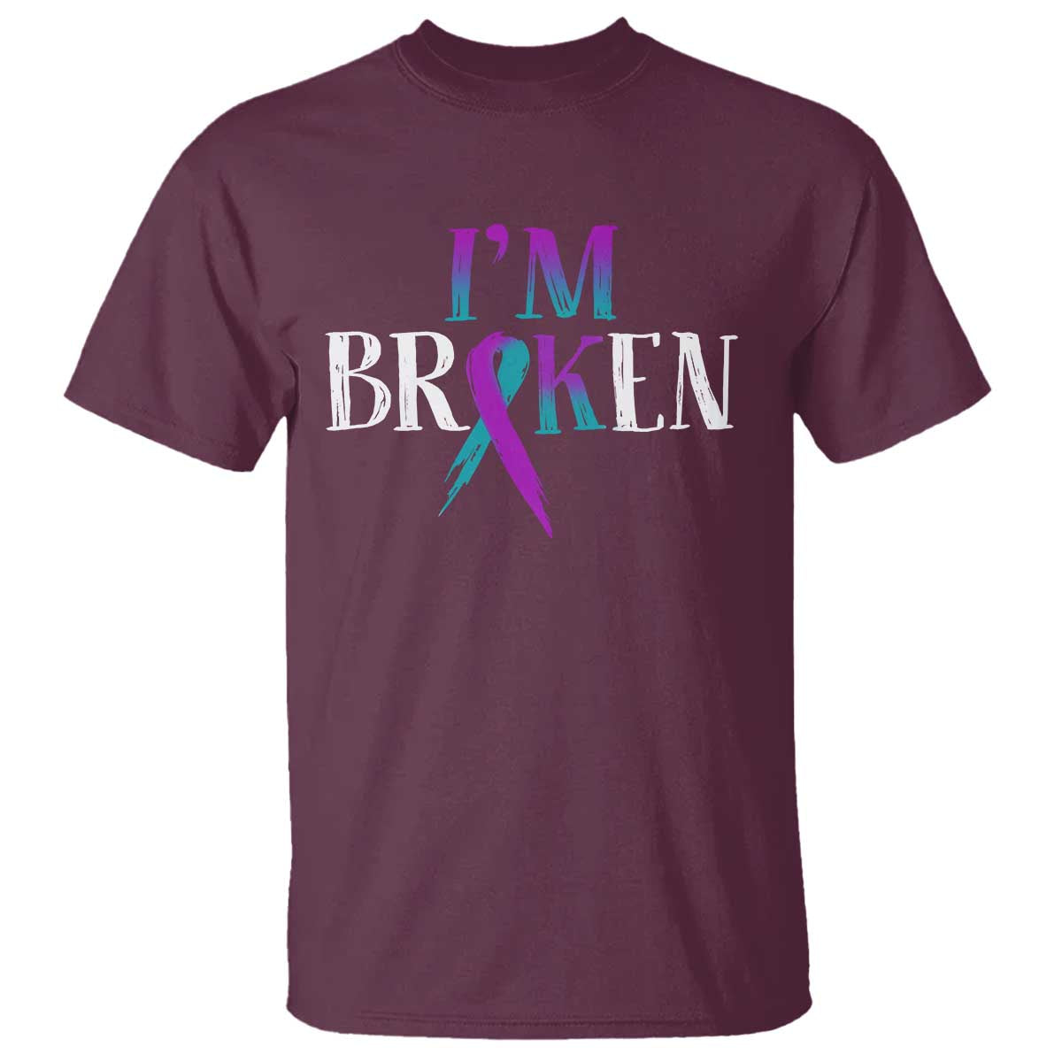 suicide-prevention-t-shirt-im-ok-broken-teal-and-purple-ribbon