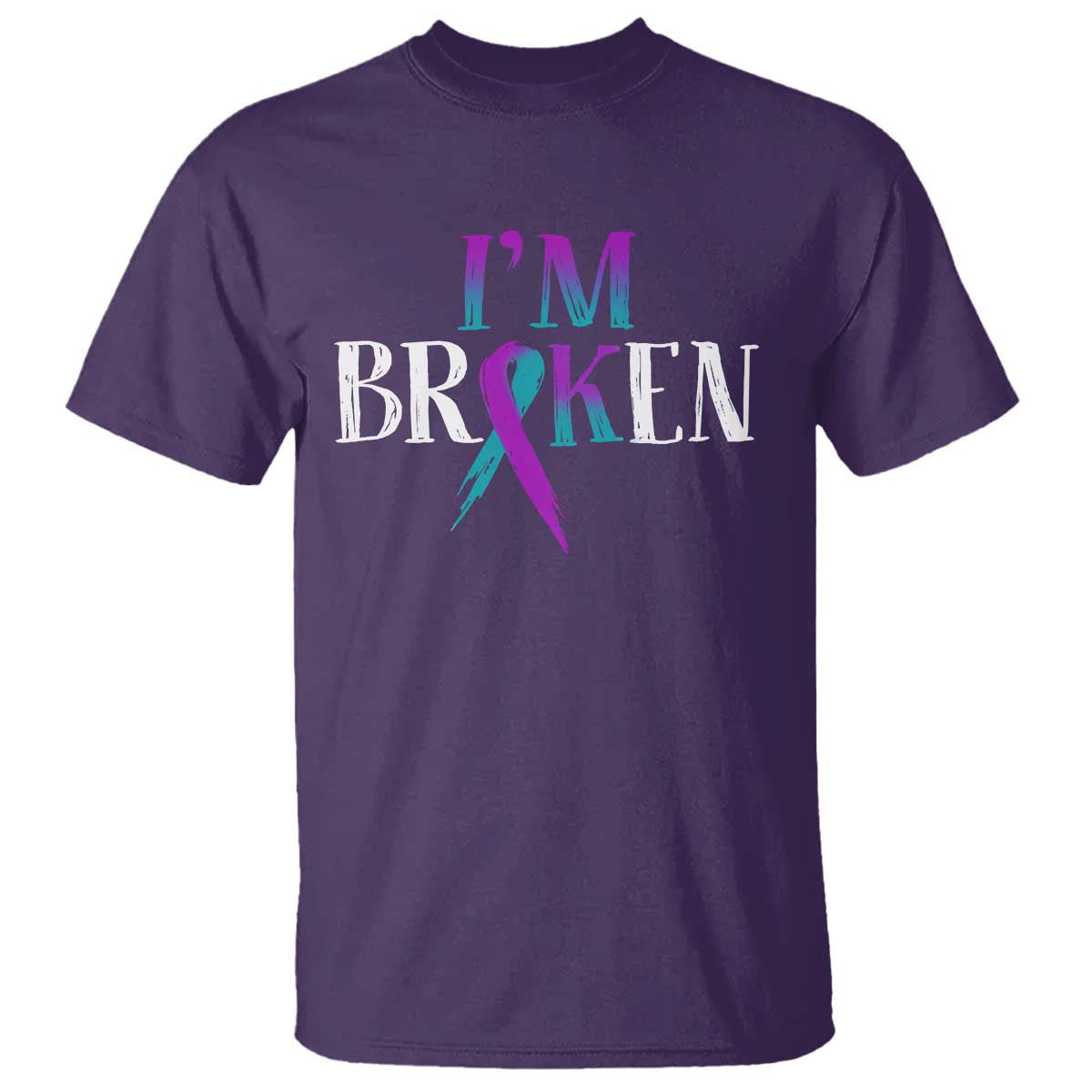 suicide-prevention-t-shirt-im-ok-broken-teal-and-purple-ribbon
