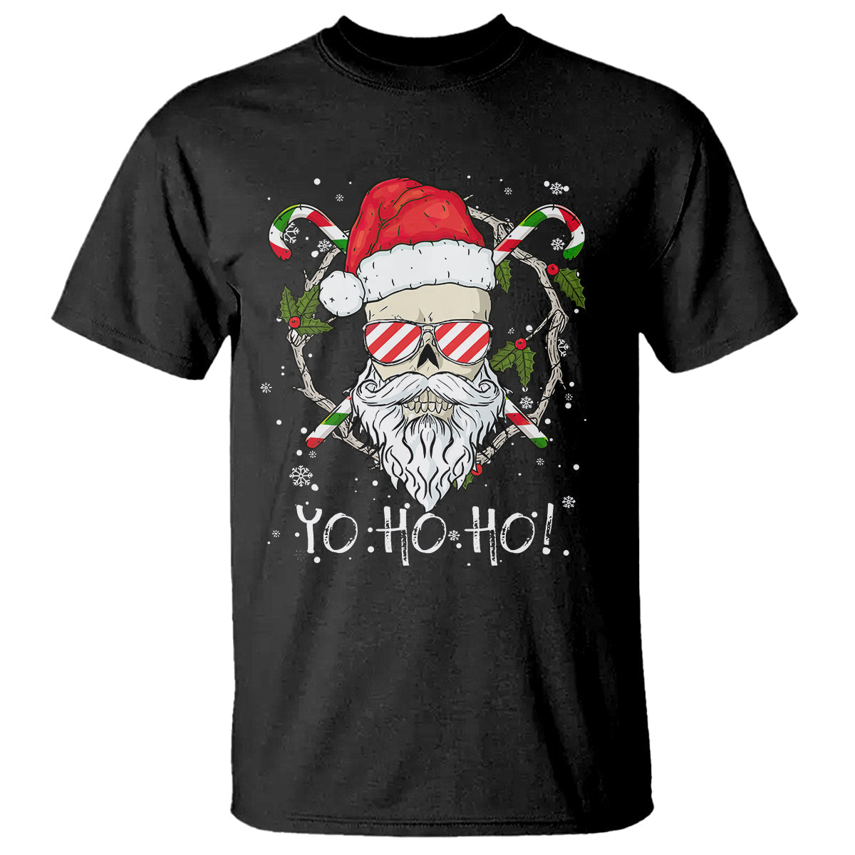 christmas-t-shirt-skull-santa-beard-sunglass-candy-cane