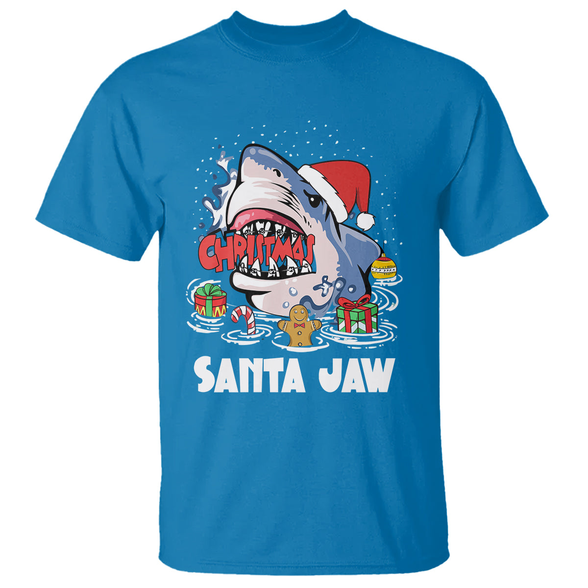 santa-jaws-shark-christmas-at-the-beach-t-shirt