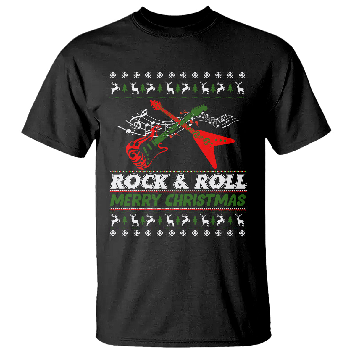 rock-and-roll-merry-christmas-electric-guitar-t-shirt