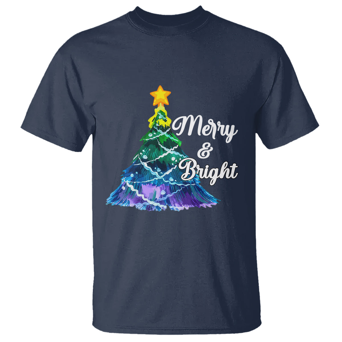 merry-and-bright-colorful-christmas-tree-xmas-holiday-t-shirt