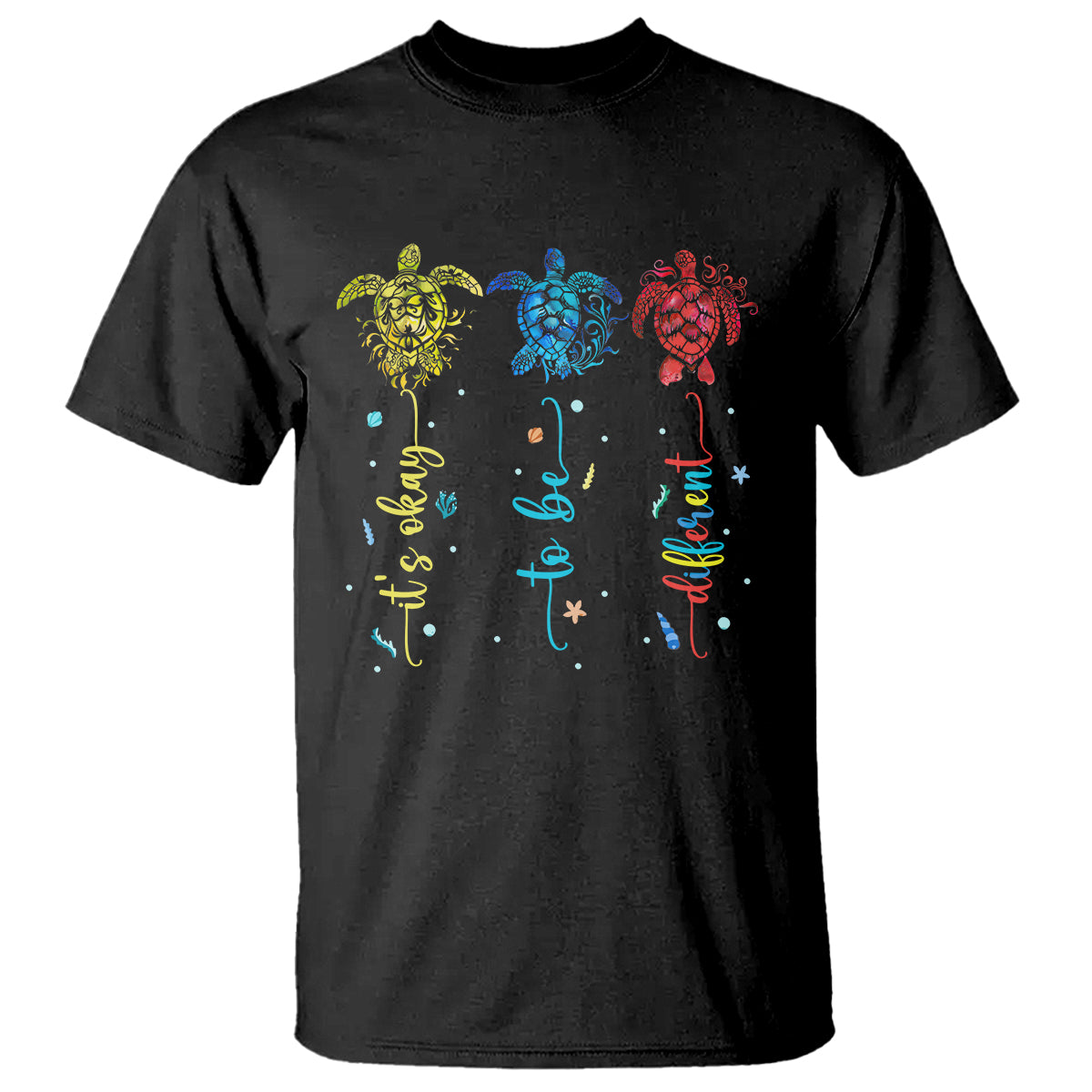 autism-awareness-t-shirt-its-ok-to-be-different-sea-turtle
